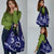 Mokihana Maile and Ilima Leis Grocery Bag Uliuli Hawaiian Tapa Quilt Pattern - Polynesian Pride