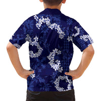 Mokihana Maile and Ilima Leis Hawaiian Shirt Uliuli Hawaiian Tapa Quilt Pattern - Polynesian Pride