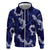 Mokihana Maile and Ilima Leis Hoodie Uliuli Hawaiian Tapa Quilt Pattern - Polynesian Pride