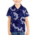 Mokihana Maile and Ilima Leis Kid Hawaiian Shirt Uliuli Hawaiian Tapa Quilt Pattern - Polynesian Pride