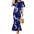 Mokihana Maile and Ilima Leis Mermaid Dress Uliuli Hawaiian Tapa Quilt Pattern - Polynesian Pride