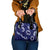 Mokihana Maile and Ilima Leis Shoulder Handbag Uliuli Hawaiian Tapa Quilt Pattern - Polynesian Pride