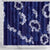 Mokihana Maile and Ilima Leis Shower Curtain Uliuli Hawaiian Tapa Quilt Pattern - Polynesian Pride