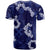 Mokihana Maile and Ilima Leis T Shirt Uliuli Hawaiian Tapa Quilt Pattern - Polynesian Pride