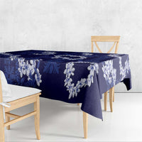 Mokihana Maile and Ilima Leis Tablecloth Uliuli Hawaiian Tapa Quilt Pattern - Polynesian Pride