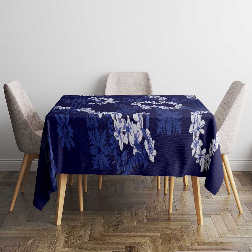 Mokihana Maile and Ilima Leis Tablecloth Uliuli Hawaiian Tapa Quilt Pattern - Polynesian Pride