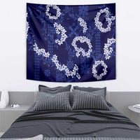 Mokihana Maile and Ilima Leis Tapestry Uliuli Hawaiian Tapa Quilt Pattern - Polynesian Pride