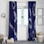 Mokihana Maile and Ilima Leis Window Curtain Uliuli Hawaiian Tapa Quilt Pattern - Polynesian Pride