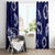 Mokihana Maile and Ilima Leis Window Curtain Uliuli Hawaiian Tapa Quilt Pattern - Polynesian Pride