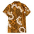 Mokihana Maile and Ilima Leis Family Matching Off The Shoulder Long Sleeve Dress and Hawaiian Shirt Alani Hawaiian Tapa Quilt Pattern - Polynesian Pride
