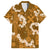 Mokihana Maile and Ilima Leis Family Matching Tank Maxi Dress and Hawaiian Shirt Alani Hawaiian Tapa Quilt Pattern - Polynesian Pride