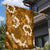 Mokihana Maile and Ilima Leis Garden Flag Alani Hawaiian Tapa Quilt Pattern - Polynesian Pride