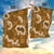 Mokihana Maile and Ilima Leis Garden Flag Alani Hawaiian Tapa Quilt Pattern - Polynesian Pride