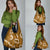 Mokihana Maile and Ilima Leis Grocery Bag Alani Hawaiian Tapa Quilt Pattern - Polynesian Pride