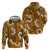 Mokihana Maile and Ilima Leis Hoodie Alani Hawaiian Tapa Quilt Pattern - Polynesian Pride