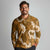 Mokihana Maile and Ilima Leis Long Sleeve Polo Shirt Alani Hawaiian Tapa Quilt Pattern - Polynesian Pride