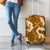 Mokihana Maile and Ilima Leis Luggage Cover Alani Hawaiian Tapa Quilt Pattern - Polynesian Pride