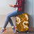 Mokihana Maile and Ilima Leis Luggage Cover Alani Hawaiian Tapa Quilt Pattern - Polynesian Pride