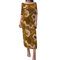 Mokihana Maile and Ilima Leis Puletasi Alani Hawaiian Tapa Quilt Pattern - Polynesian Pride