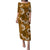 Mokihana Maile and Ilima Leis Puletasi Alani Hawaiian Tapa Quilt Pattern - Polynesian Pride