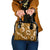 Mokihana Maile and Ilima Leis Shoulder Handbag Alani Hawaiian Tapa Quilt Pattern - Polynesian Pride