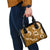 Mokihana Maile and Ilima Leis Shoulder Handbag Alani Hawaiian Tapa Quilt Pattern - Polynesian Pride