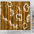 Mokihana Maile and Ilima Leis Shower Curtain Alani Hawaiian Tapa Quilt Pattern - Polynesian Pride