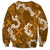 Mokihana Maile and Ilima Leis Sweatshirt Alani Hawaiian Tapa Quilt Pattern - Polynesian Pride