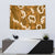 Mokihana Maile and Ilima Leis Tapestry Alani Hawaiian Tapa Quilt Pattern - Polynesian Pride