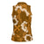 Mokihana Maile and Ilima Leis Women Sleeveless Polo Shirt Alani Hawaiian Tapa Quilt Pattern - Polynesian Pride