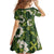 Mokihana Maile and Ilima Leis Family Matching Mermaid Dress and Hawaiian Shirt Omaʻomaʻo Hawaiian Tapa Quilt Pattern - Polynesian Pride