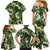 Mokihana Maile and Ilima Leis Family Matching Mermaid Dress and Hawaiian Shirt Omaʻomaʻo Hawaiian Tapa Quilt Pattern - Polynesian Pride
