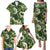 Mokihana Maile and Ilima Leis Family Matching Puletasi and Hawaiian Shirt Omaʻomaʻo Hawaiian Tapa Quilt Pattern - Polynesian Pride
