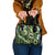 Mokihana Maile and Ilima Leis Shoulder Handbag Omaʻomaʻo Hawaiian Tapa Quilt Pattern - Polynesian Pride