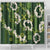 Mokihana Maile and Ilima Leis Shower Curtain Omaʻomaʻo Hawaiian Tapa Quilt Pattern - Polynesian Pride
