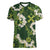 Mokihana Maile and Ilima Leis Women V-Neck T-Shirt Omaʻomaʻo Hawaiian Tapa Quilt Pattern - Polynesian Pride