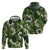 Mokihana Maile and Ilima Leis Zip Hoodie Omaʻomaʻo Hawaiian Tapa Quilt Pattern - Polynesian Pride