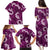 Mokihana Maile and Ilima Leis Family Matching Puletasi and Hawaiian Shirt Akala Hawaiian Tapa Quilt Pattern - Polynesian Pride