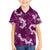 Mokihana Maile and Ilima Leis Family Matching Short Sleeve Bodycon Dress and Hawaiian Shirt Akala Hawaiian Tapa Quilt Pattern - Polynesian Pride