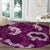 Mokihana Maile and Ilima Leis Round Carpet Akala Hawaiian Tapa Quilt Pattern - Polynesian Pride