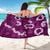 Mokihana Maile and Ilima Leis Sarong Akala Hawaiian Tapa Quilt Pattern - Polynesian Pride