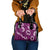 Mokihana Maile and Ilima Leis Shoulder Handbag Akala Hawaiian Tapa Quilt Pattern - Polynesian Pride