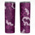 Mokihana Maile and Ilima Leis Skinny Tumbler Akala Hawaiian Tapa Quilt Pattern - Polynesian Pride