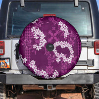Mokihana Maile and Ilima Leis Spare Tire Cover Akala Hawaiian Tapa Quilt Pattern - Polynesian Pride