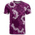 Mokihana Maile and Ilima Leis T Shirt Akala Hawaiian Tapa Quilt Pattern - Polynesian Pride