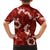 Mokihana Maile and Ilima Leis Family Matching Summer Maxi Dress and Hawaiian Shirt Ulaʻula Hawaiian Tapa Quilt Pattern - Polynesian Pride