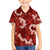 Mokihana Maile and Ilima Leis Kid Hawaiian Shirt Ulaʻula Hawaiian Tapa Quilt Pattern - Polynesian Pride