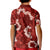 Mokihana Maile and Ilima Leis Kid Polo Shirt Ulaʻula Hawaiian Tapa Quilt Pattern - Polynesian Pride