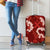 Mokihana Maile and Ilima Leis Luggage Cover Ulaʻula Hawaiian Tapa Quilt Pattern - Polynesian Pride