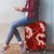Mokihana Maile and Ilima Leis Luggage Cover Ulaʻula Hawaiian Tapa Quilt Pattern - Polynesian Pride